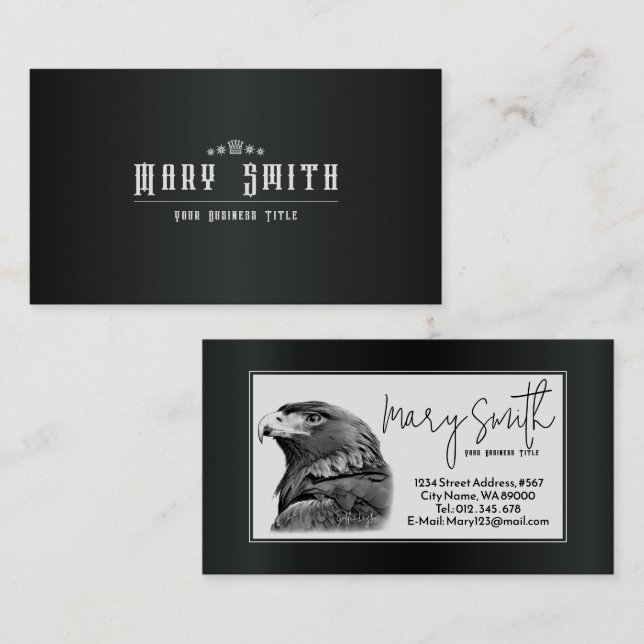 Golden Eagle Business Card (Front/Back)