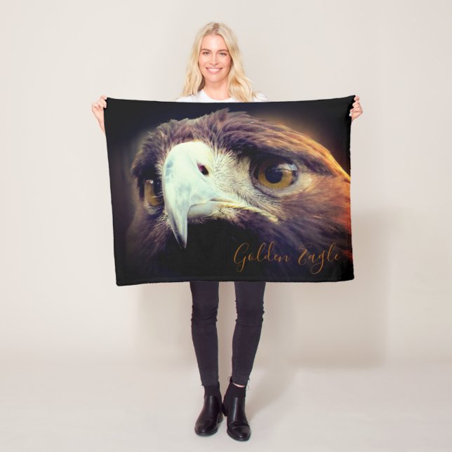 Golden Eagle [Fleece Blanket] Fleece Blanket (In Situ)
