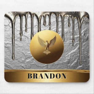 Golden Eagle Freedom Symbol 🦅 Mouse Mat