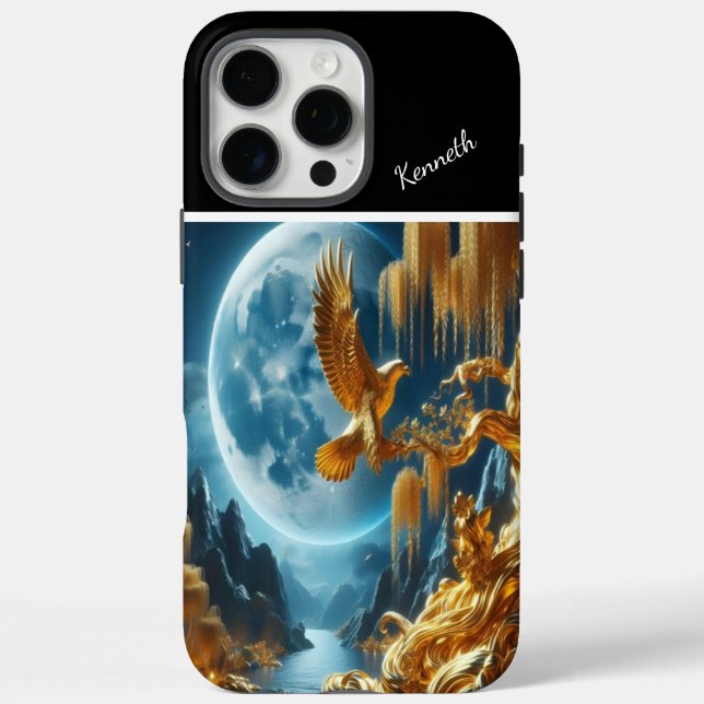 Golden Eagle Golden Tree Branch Case-Mate iPhone Case (Back)