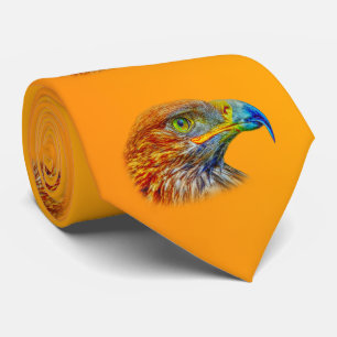 Golden Eagle Hawk Bird Of Prey Tie