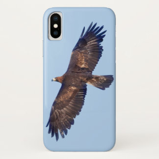 Golden Eagle in Flight iPhone X Case
