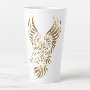 Golden eagle latte mug