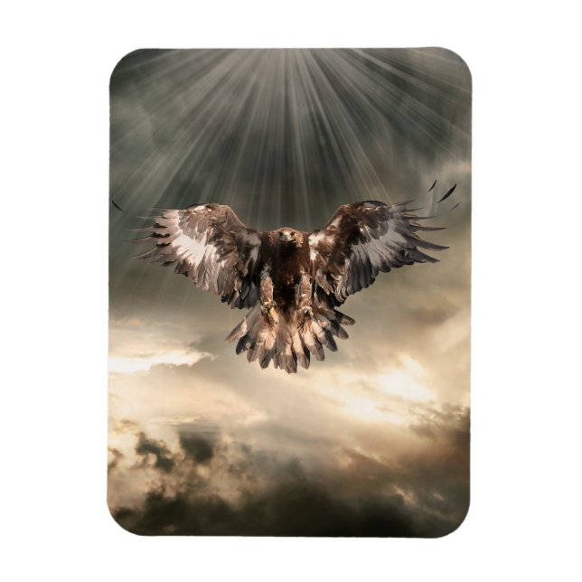 Golden Eagle Magnet (Vertical)