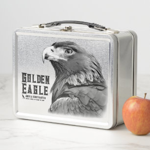 Golden Eagle Metal Lunch Box