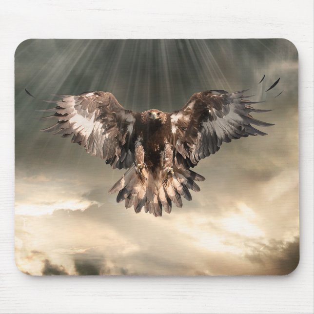 Golden Eagle Mouse Mat (Front)