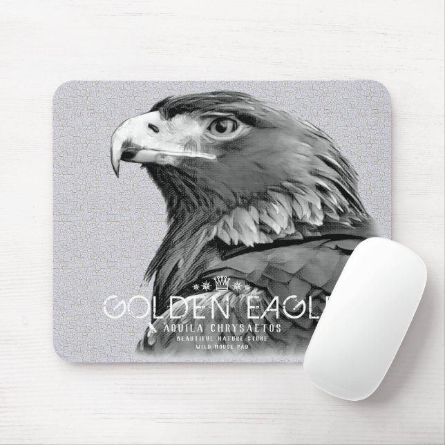 Golden Eagle Mouse Mat (With Mouse)