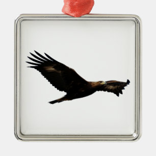 Golden Eagle Soaring Metal Tree Decoration