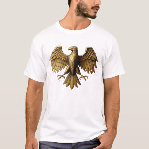 Golden Eagle T-Shirt Design Majestic Bird Graph
