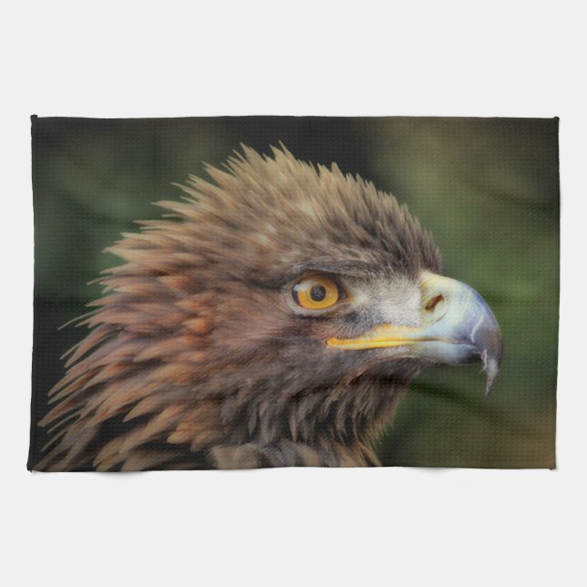 Golden eagle tea towel (Horizontal)