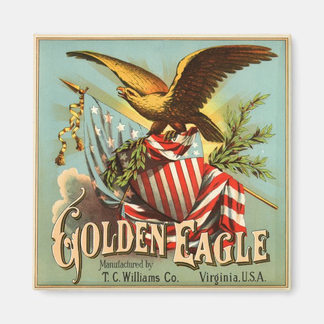 Golden Eagle Tobacco 1900 Magnet (Front)