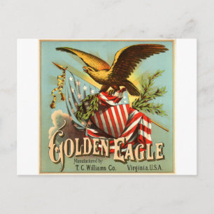Golden Eagle Tobacco 1900 Postcard