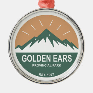 Golden Ears Provincial Park British Columbia Metal Tree Decoration