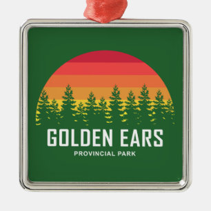 Golden Ears Provincial Park British Columbia Metal Tree Decoration