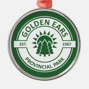 Golden Ears Provincial Park British Columbia Sun T Metal Tree Decoration