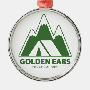 Golden Ears Provincial Park Mountain Camping Metal Tree Decoration