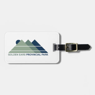 Golden Ears Provincial Park Mountain Sun Luggage Tag