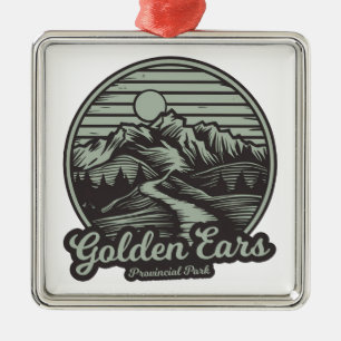 Golden Ears Provincial Park Mountain Trail Metal Tree Decoration