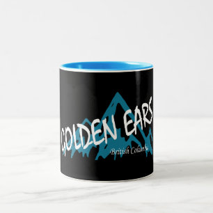Golden Ears Provincial Park Mountains Two-Tone Coffee Mug