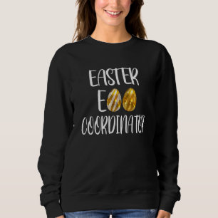 Golden Easter Egg Coordinator Funny Boys Girls Kid Sweatshirt