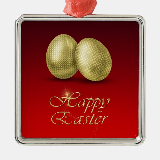 Golden Easter Eggs - Ornament (Front)