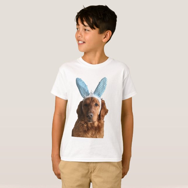 Golden Easter Retriever T-Shirt (Front Full)