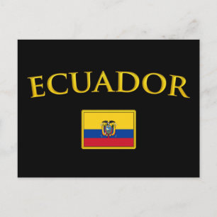 Golden Ecuador Postcard