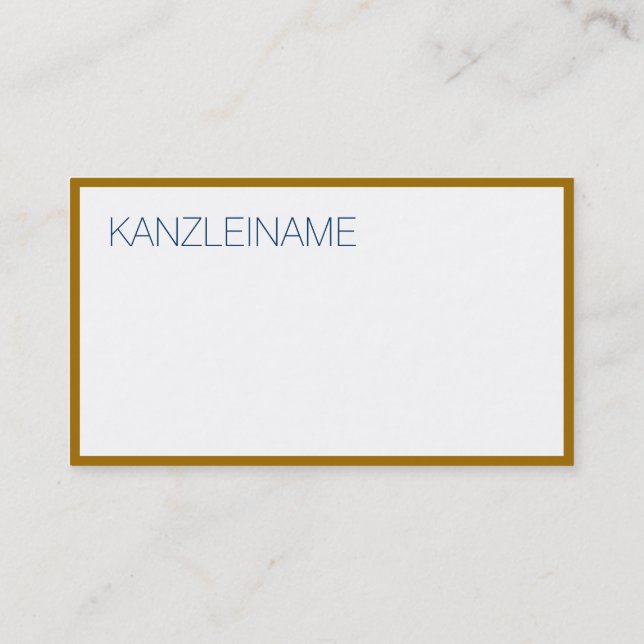 Golden Edge Business Card (Back)