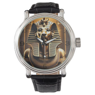 Golden Egyptian Pharaoh Lion, Watch
