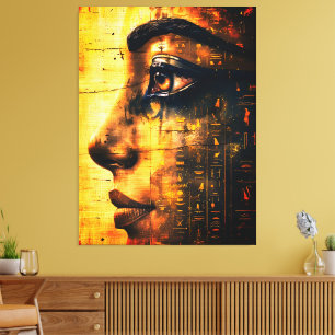 Golden Egyptian Pharaoh Wall Art – Ancient History