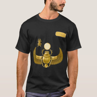 Golden Egyptian Scarab T-Shirt