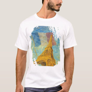Golden Eiffel Tower T‑Shirt T-Shirt