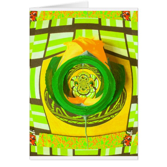 Golden Elegance: Beautiful African Yellow Rose   (Front)