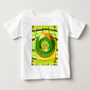 Golden Elegance: Beautiful African Yellow Rose Art Baby T-Shirt