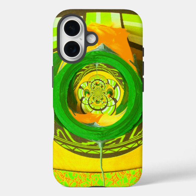 Golden Elegance: Beautiful African Yellow Rose Art Case-Mate iPhone Case (Back)