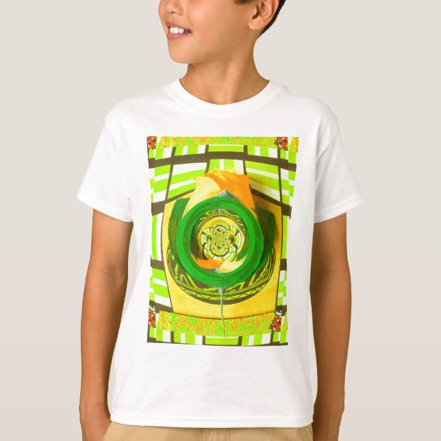 Golden Elegance: Beautiful African Yellow Rose Art T-Shirt (Front)