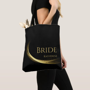 Golden Elegance-Bride- Tote Bag