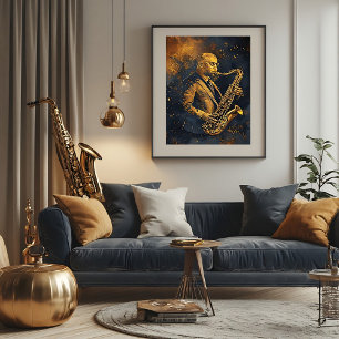 Golden Elegance Poster