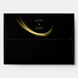 Golden Elegance-Wedding- Envelope