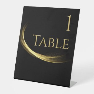 Golden Elegance-Wedding- Pedestal Sign