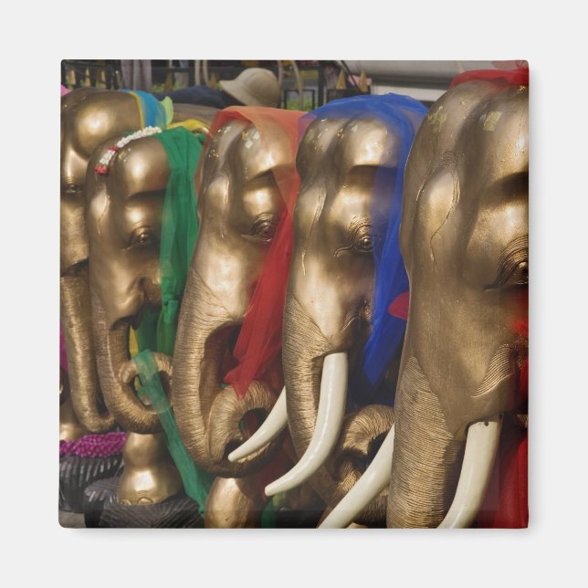 Golden Elephants Magnet (Front)