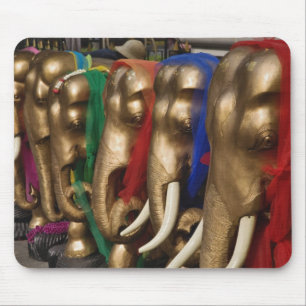 Golden Elephants Mouse Mat