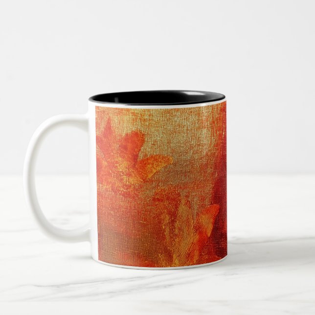 Golden Ember Two-Tone Coffee Mug (Left)