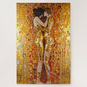 “Golden Embrace” Precious and Indestructible Jigsaw Puzzle