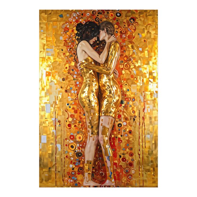 “Golden Embrace” Precious and Indestructible Photo Print (Front)