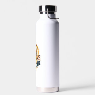 Golden Energy Club Golden Retriever Vintage Dog Lo Water Bottle