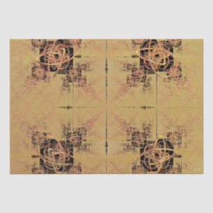 Golden Entanglement  Tissue Paper