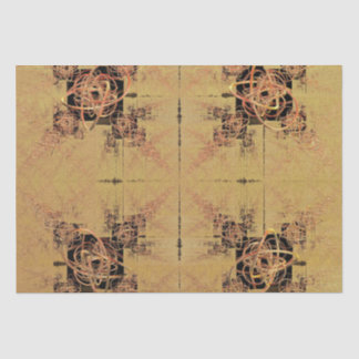 Golden Entanglement  Tissue Paper