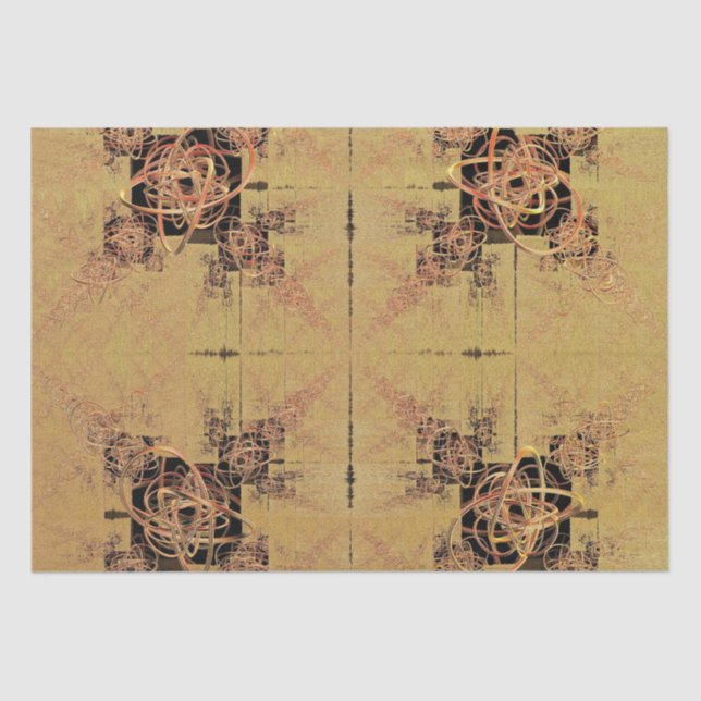 Golden Entanglement  Tissue Paper (Front)