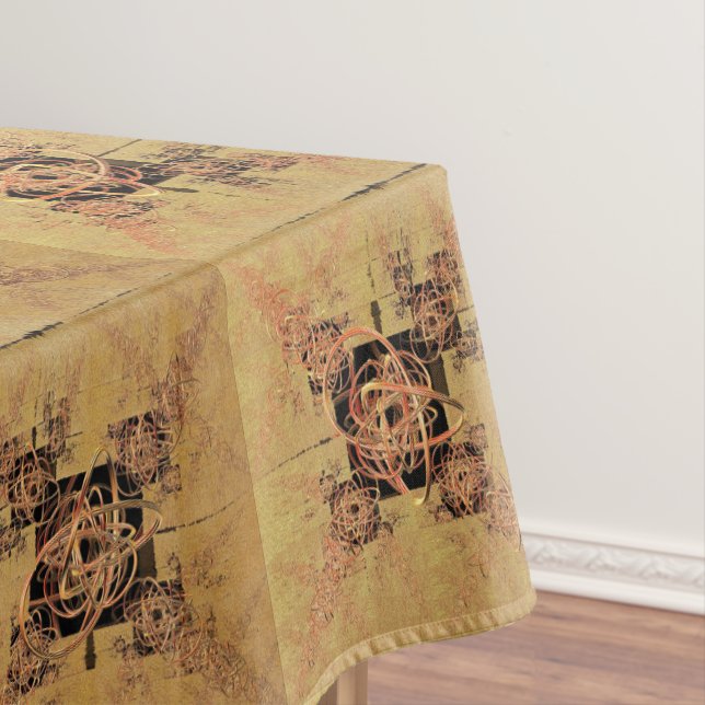 Golden Entanglements Tablecloth (In Situ)